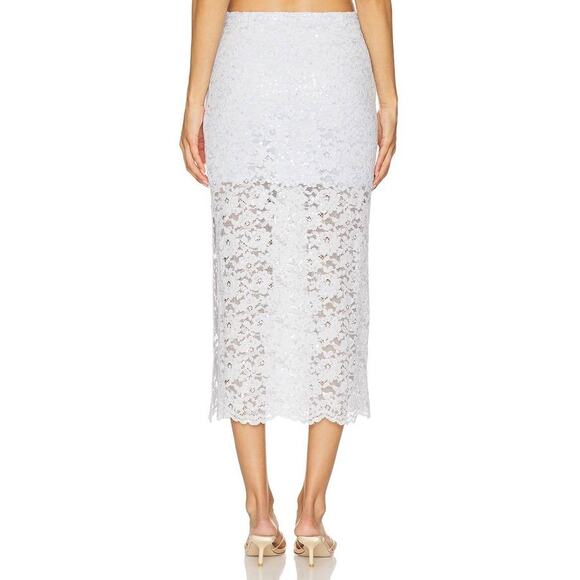 Generation Love Rave Sequin Lace Skirt in Opal 6 - Picture 4 of 5